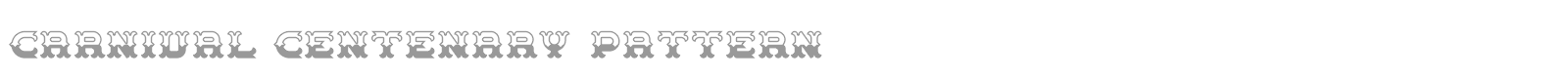 Carnival Centenary font preview